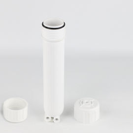 Componentes brancos do filtro de água da cor, único alojamento de filtro do RO do anel-O