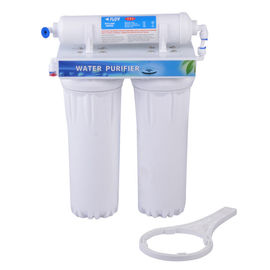 Filtro de água home plástico, fase branca do filtro de água dois do dissipador do alojamento